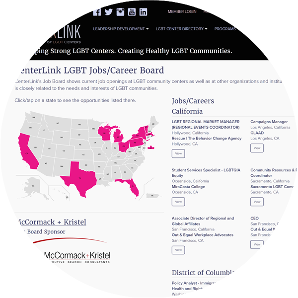 LGBT Community Jobs listings