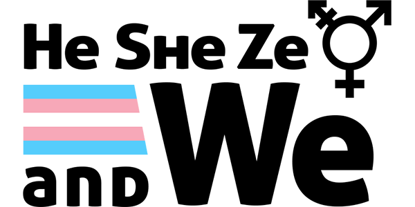 He She Ze and We logo