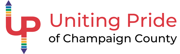 The UP Center of Champaign County (Uniting Pride) logo
