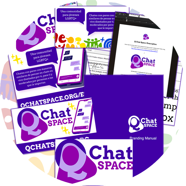 Kit promocional de Q Chat Space